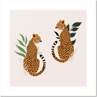 Wild Cheetahs - Spring Posters and Art